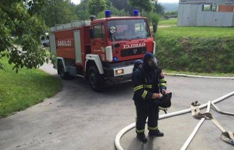 V Sladkem vrhu hiša skoraj v celoti zgorela