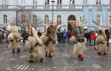 Maske spet preganjale zimo v knežjem mestu