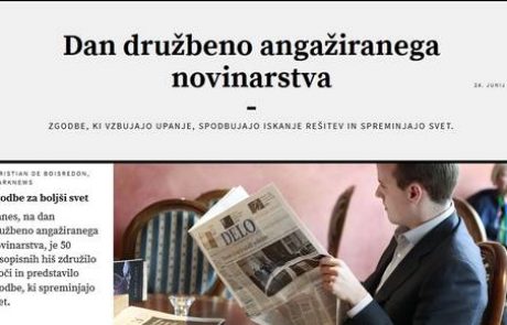 Delova tema: Dan družbeno angažiranega novinarstva