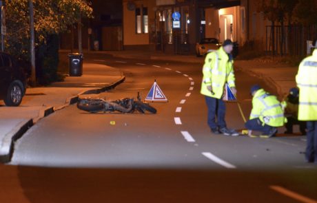 FOTO: Umrl pešec, mariborski policisti nekaj ur po nesreči našli pobeglega motorista