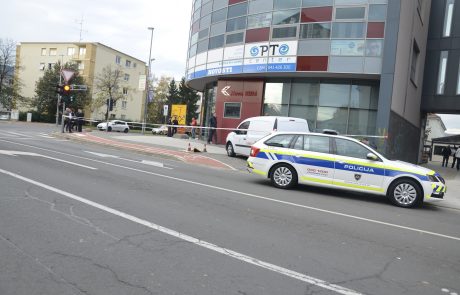 FOTO: Oborožen rop banke v Mariboru