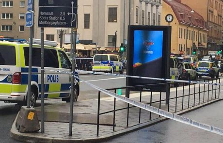 Napadalec v Stockholmu zabodel policista