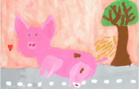 Kako si slovenski otroci predstavljajo srečne živali?