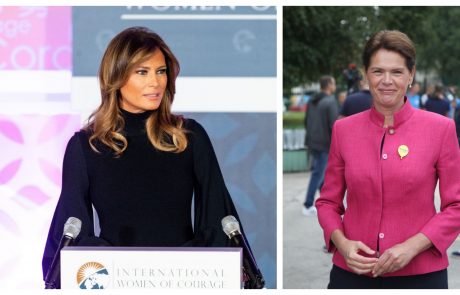 Alenka Bratušek se primerja z ameriško prvo damo Melanio Trump