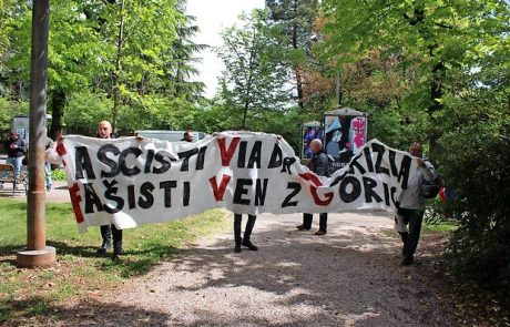 Člani gibanja CasaPound ponovno paradirali po Gorici (foto)