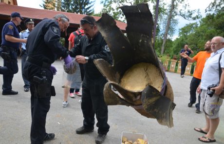 FOTO in VIDEO: Tako zgleda bomba po deaktivaciji