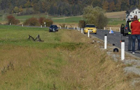 FOTO: Znane podrobnosti prometne nesreče v kateri je umrl motorist