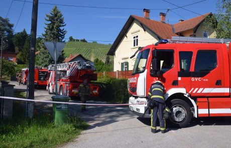 FOTO: Zagorelo v hiši pri mariborskem Mestnem parku