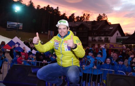 FOTO in VIDEO: Kline navijačem pod Pohorjem zaupal svoje sanje