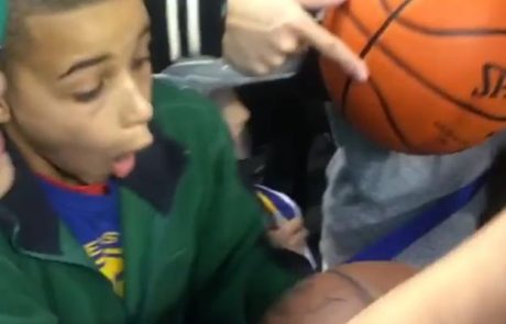 Video: Deček dobil podpis priljubljenega košarkaša in s svojo reakcijo osvojil cel svet