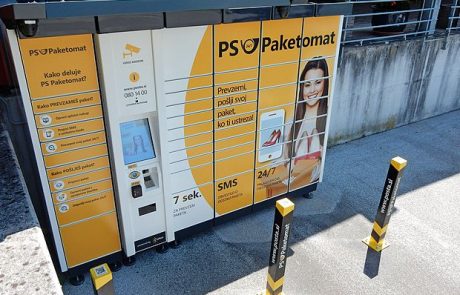 Še en avtomat namesto okenca: PS paketomat