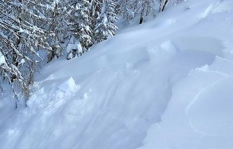 Snežni plaz na Višarjah zasul smučarje