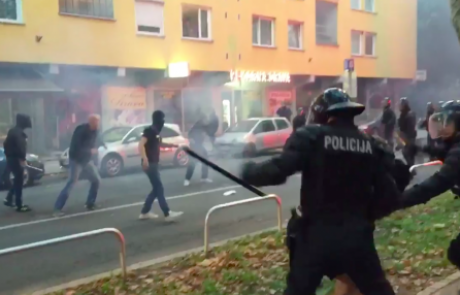 VIDEO: Ruski navijač poškodoval mariborskega policista, grozi mu zapor