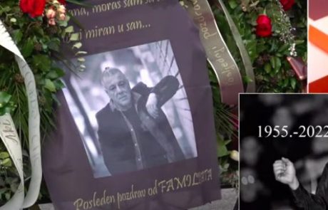 Srce parajoči prizori na pogrebu Akija Rahimovskega (Video)