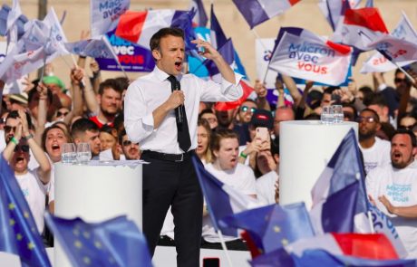 Macron znova izvoljen za francoskega predsednika