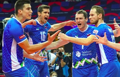 Slovenski odbojkarji še drugič porazili Nemce in se prvič v zgodovini uvrstili v četrtfinale svetovnega prvenstva