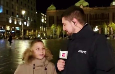 Novinar je dečka v Beogradu vprašal o svetovnem prvenstvu, njegov odgovor je hit