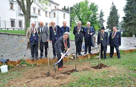 Pred vilo Vipolže zasadili potomko najstarejše trte na svetu