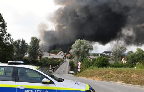 Na pogorišču deponije v Zalogu kriminalistična preiskava