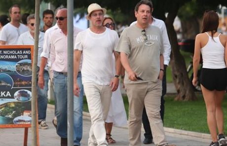 Brad Pitt se s sprijatelji sprehajal po Šibeniku