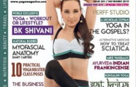 Ana Kersnik Žvab – Prva slovenska jogistka na naslovnici prestižne jogijske revije