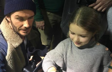 Ponosni očka David Beckham je objavil prisrčen video s hčerkico