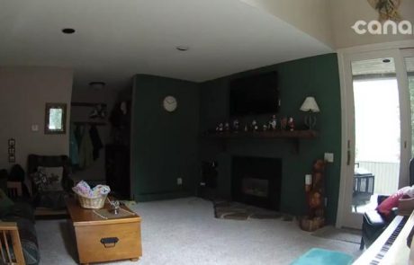 Video dneva: Nadzorna kamera v njihovi dnevni sobi je posnela nekaj zelo nenavadnega