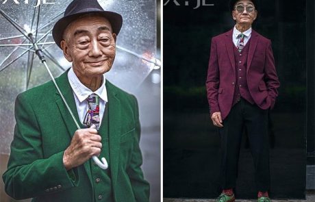85-letni dedek je s svojim stilom obnorel družabna omrežja