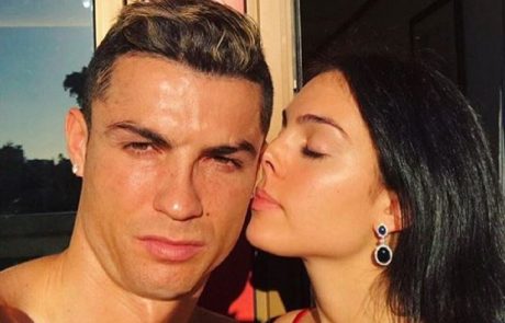 Ronaldo in Georgina sta si izmenjala vroče poljube