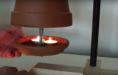 Kako s čajnimi svečkami ogrejemo celoten prostor (video)