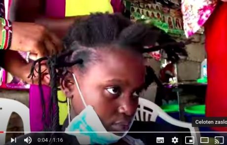 V Keniji so si izmislili “koronavirusno” pričesko (video)