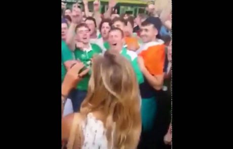 Hit s facebooka: Na stotine irskih nogometnih navjačev je prijatelju pomagalo osvojiti blondinko