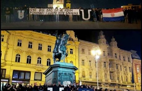 Hrvaška doživlja vrnitev fašizma, v Zagrebu se zbirajo ustaši