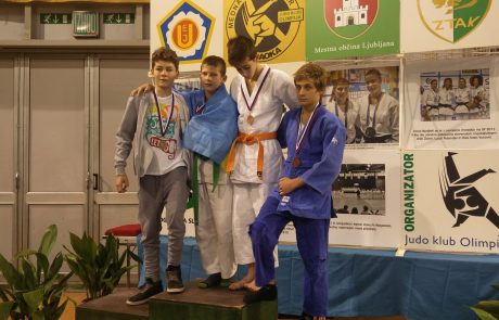 Pomurski judoisti do stopničk na mednarodnem turnirju v Ljubljani