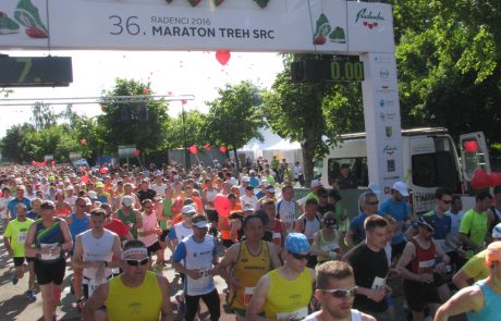 36. maraton treh src v Radencih: praznik teka in rekreacije