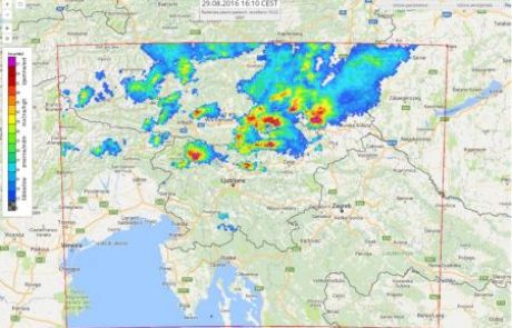 V severni polovici Slovenije napovedane močnejše nevihte