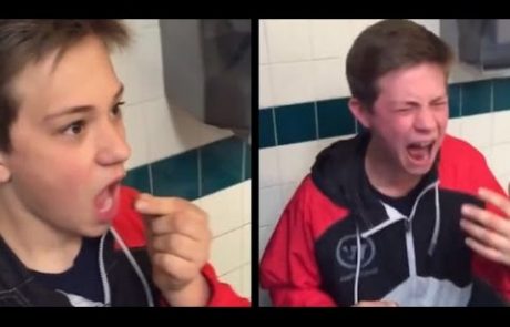 Kaj se zgodi, če otrok poje pekočo čili papriko (video)