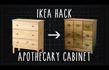 Kako iz poceni IKEA komode izdelati trendovski predalnik (video)