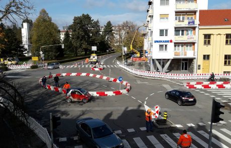 Popolna zapora križišča tudi jutri