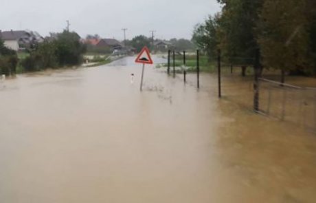 Narasle vode ogrožajo hiše na Štajerskem