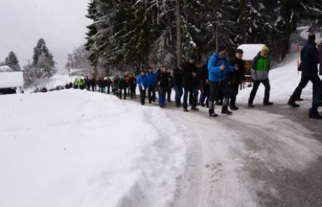 S četrtim spominskim pohodom počastili izgubljenega sodelavca