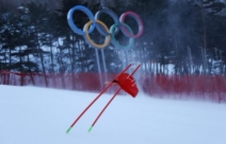 FOTO: Po smuku odpovedan še veleslalom