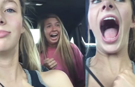 Cel svet se smeji tem dekletom, ki se jim je ponesrečil selfie v avtu (video)