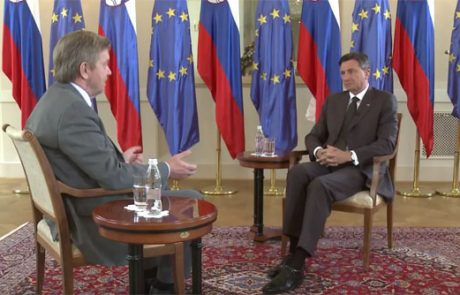 VIDEO: Borut Pahor pravi, da bo verjetno spet kandidiral za predsednika