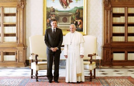 Pahor pri papežu Frančišku