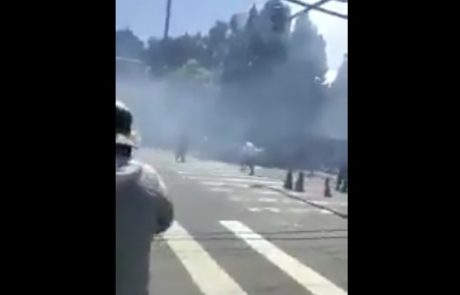 Pred ameriškim veleposlaništvom v Pekingu odjeknila eksplozija (Video)
