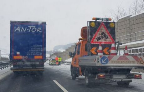 FOTO: Na avtocesti v smeri Maribora prišlo do prometne nesreče