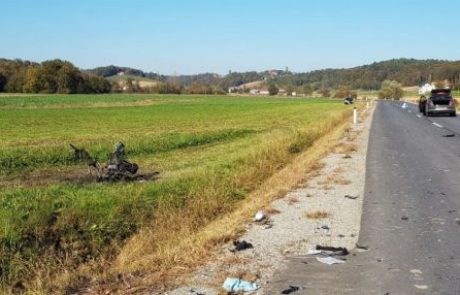 FOTO: Znane okoliščine nesreče, v kateri je umrl 70-letni skuterist