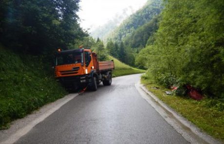 Med vožnjo so odpovedale zavore