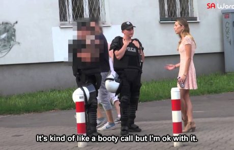 Policistom je ponujala seks. Njihove reakcije so bile zelo zanimive… (video)